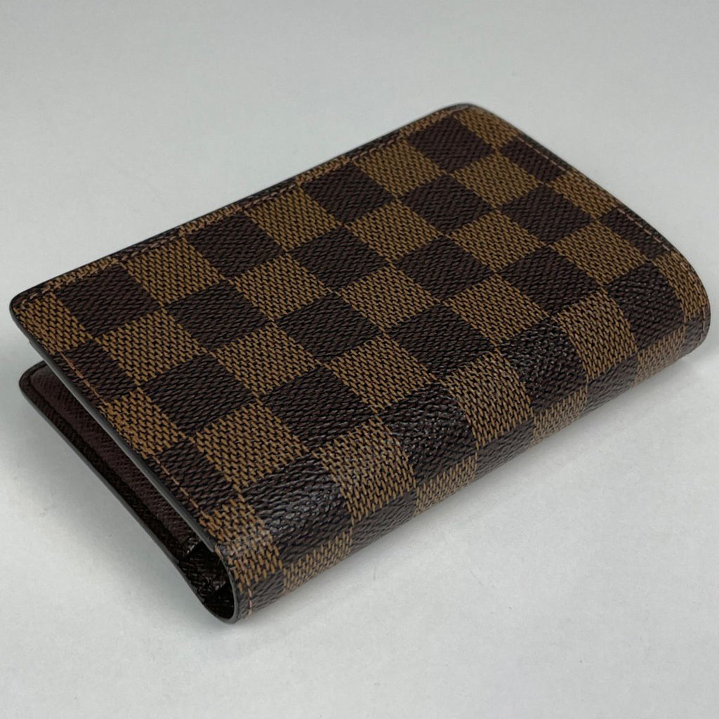 Louis Vuitton Porte-Monnaie Biet Viennois Bifold Wallet Kiss Lock Damier Brown — view 2