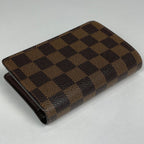 Louis Vuitton Porte-Monnaie Biet Viennois Bifold Wallet Kiss Lock Damier Brown — view 2