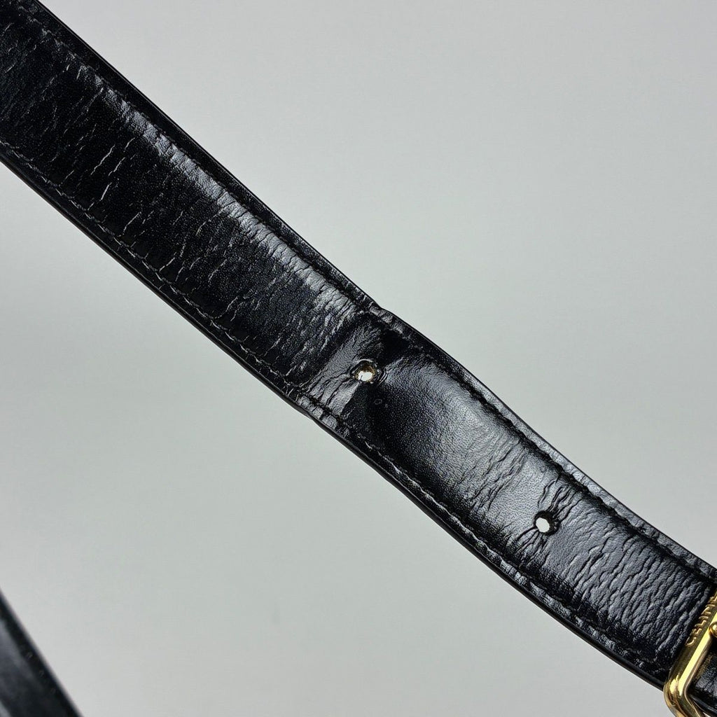 Celine Shoulder Bag Triomphe Vache Black — view 6