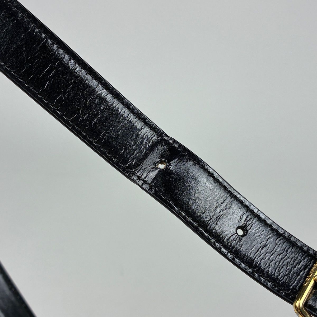 Celine Shoulder Bag Triomphe Vache Black — view 6