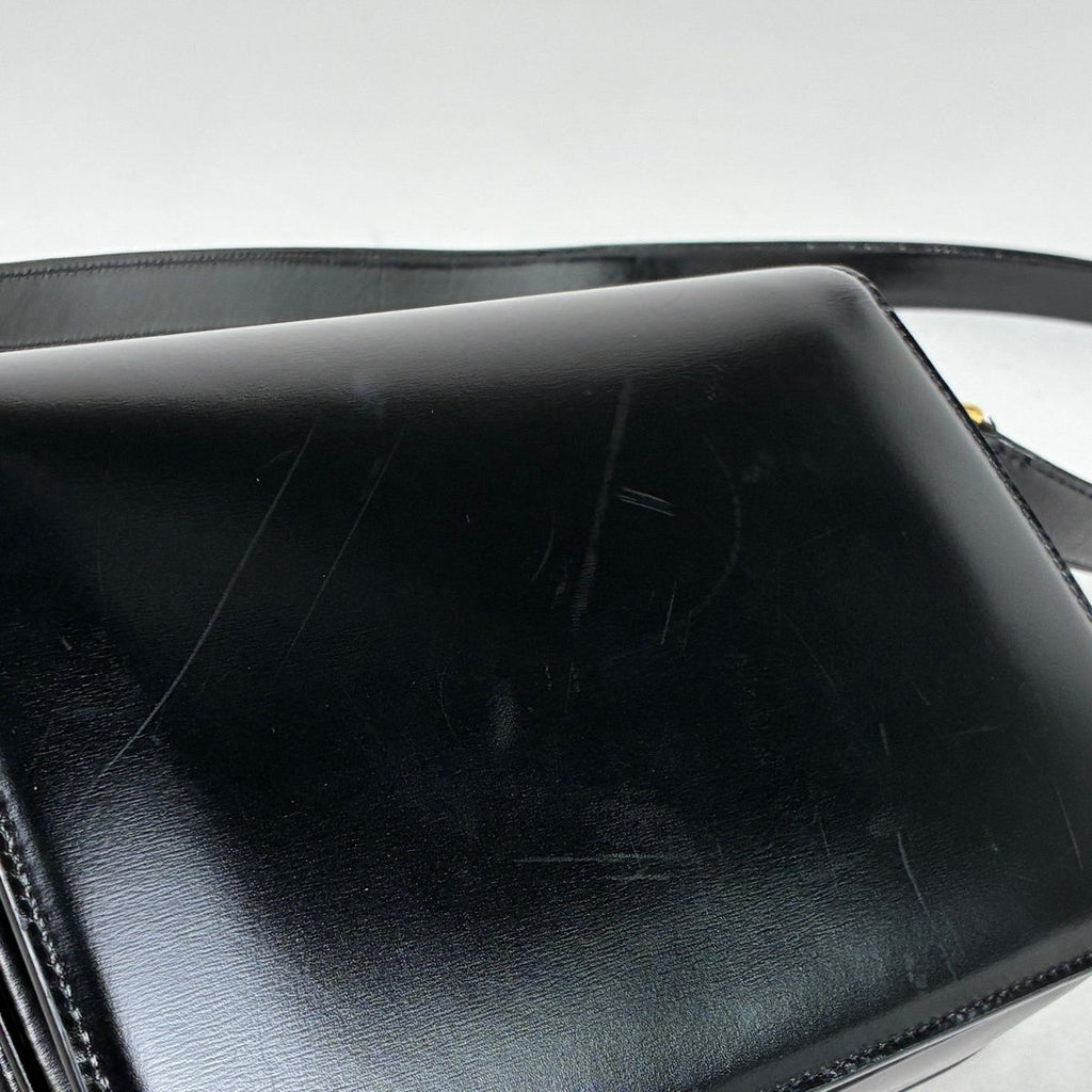 Celine Shoulder Bag Triomphe Vache Black — view 5