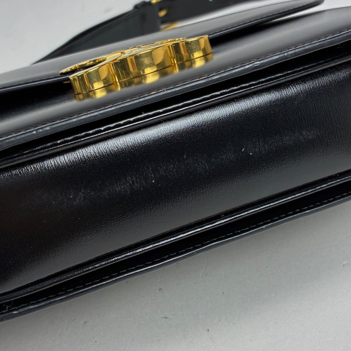 Celine Shoulder Bag Triomphe Vache Black — view 3