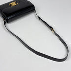 Celine Shoulder Bag Triomphe Vache Black — view 7