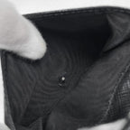 Prada Saffiano Triangle Wallet Bifold Leather Nero — view 5