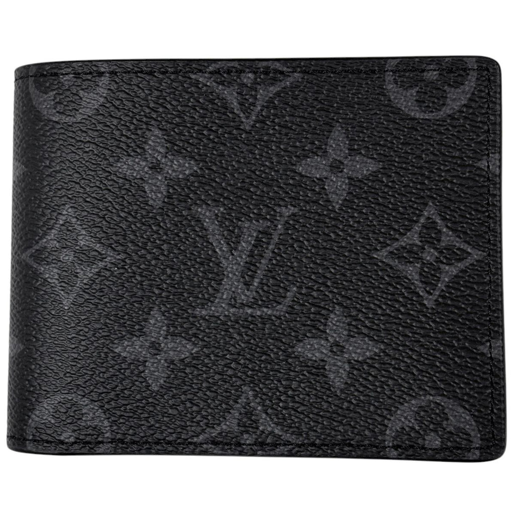 Louis Vuitton Portefeuille Calf Bifold Wallet Monogram Eclipse Noir
