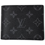 Louis Vuitton Portefeuille Calf Bifold Wallet Monogram Eclipse Noir
