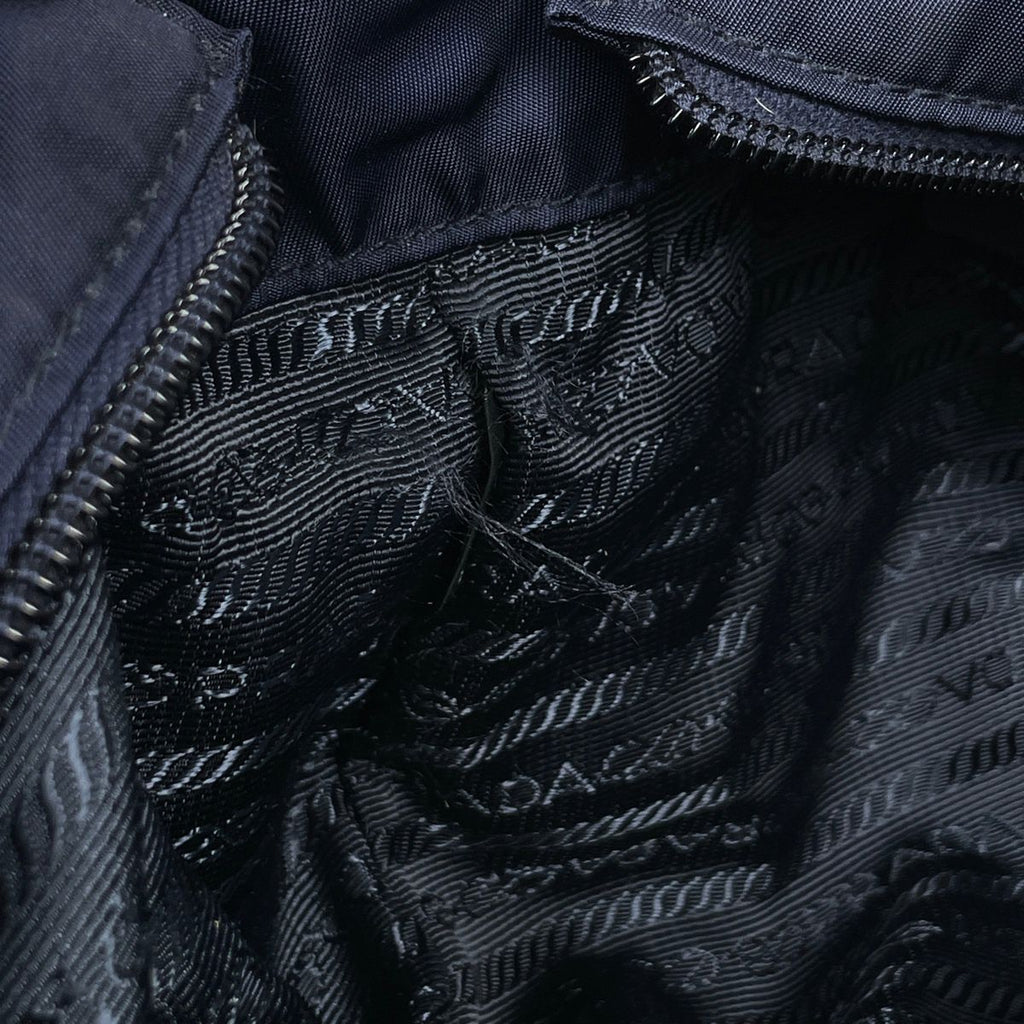 Prada Tote 2-Way Nylon Navy — view 6