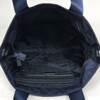 Prada Tote 2-Way Nylon Navy — view 8