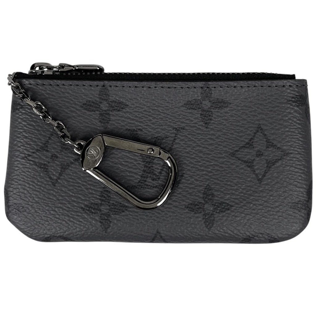 Louis Vuitton Card & Key Case Pochette Cles Coin Monogram Eclipse Reverse Noir