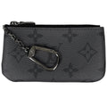 Louis Vuitton Card & Key Case Pochette Cles Coin Monogram Eclipse Reverse Noir