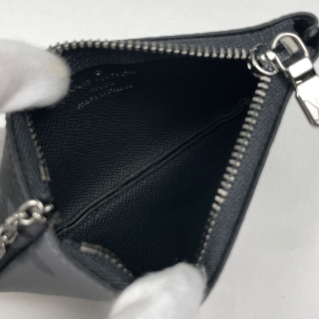 Louis Vuitton Card & Key Case Pochette Cles Coin Monogram Eclipse Reverse Noir — view 5