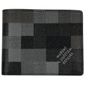 Louis Vuitton Portefeuille Calf Bifold Wallet Damoflage Leather Noir