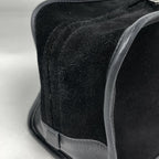 Loewe Handbag Amazona 28 Anagram Suede Black — view 4