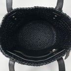 Saint Laurent Tote Pannier Small Basket Raffia Black — view 7