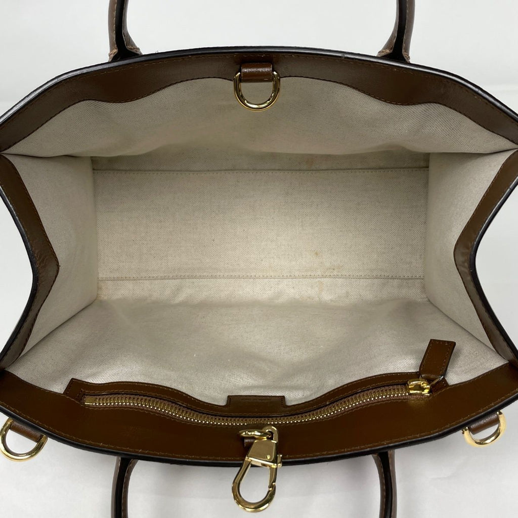 Gucci Handbag GG Small 2-Way Supreme Brown — view 7