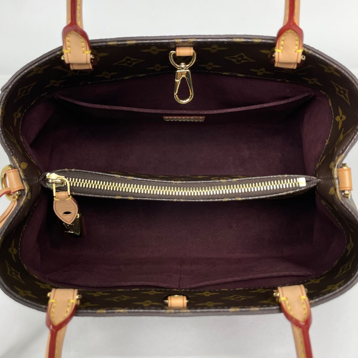 Louis Vuitton Montaigne MM Handbag 2-Way Monogram Brown — view 8