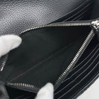 Dior Saddle Long Flap Wallet Oblique Jacquard Cotton Black — view 7