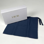 Dior Saddle Long Flap Wallet Oblique Jacquard Cotton Black — view 8