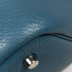 Hermes Picotin MM Handbag Taurillon Clemence Blue Jean — view 6