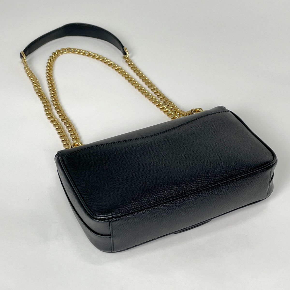 Prada Shoulder Bag Leather Black — view 2