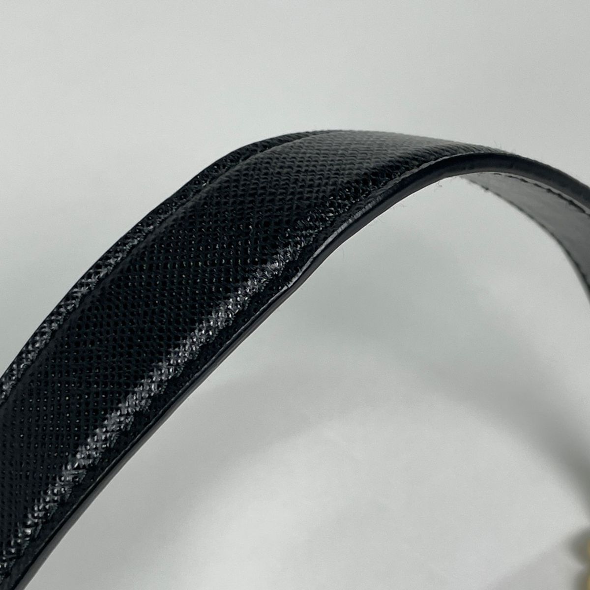 Prada Shoulder Bag Leather Black — view 4