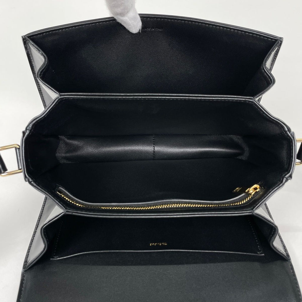 Celine Shoulder Bag Triomphe Leather Black — view 9