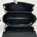 Celine Shoulder Bag Triomphe Leather Black — view 9