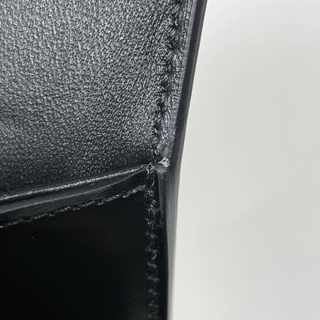 Celine Shoulder Bag Triomphe Leather Black — view 8