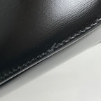 Celine Shoulder Bag Triomphe Leather Black — view 7