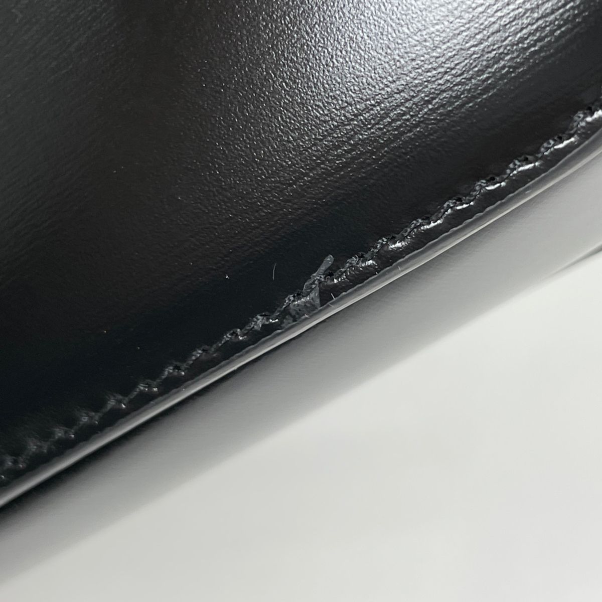 Celine Shoulder Bag Triomphe Leather Black — view 7