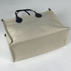 Gucci Tote GG Pattern Canvas Ivory Navy — view 2