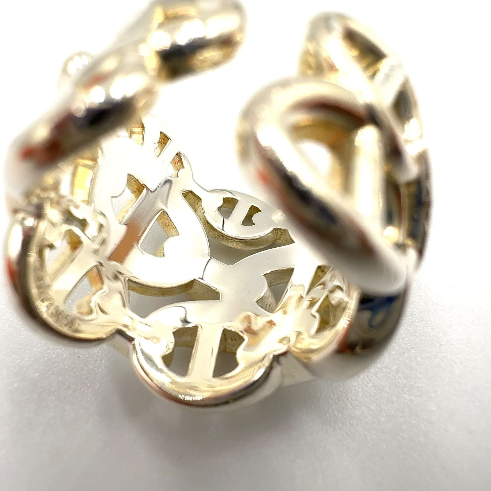 Hermes Chaine D'ancre Enchainee GM Silver Ring — view 7