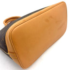 Louis Vuitton Alma PM Monogram Leather Brown Handbag Gold — view 5