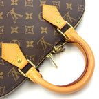 Louis Vuitton Alma PM Monogram Leather Brown Handbag Gold — view 9