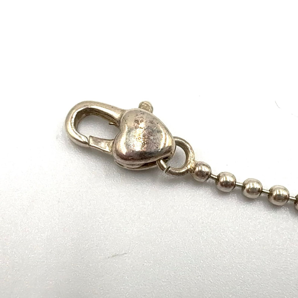 Gucci Interlocking Heart Resin Silver Lightpink Necklace — view 5