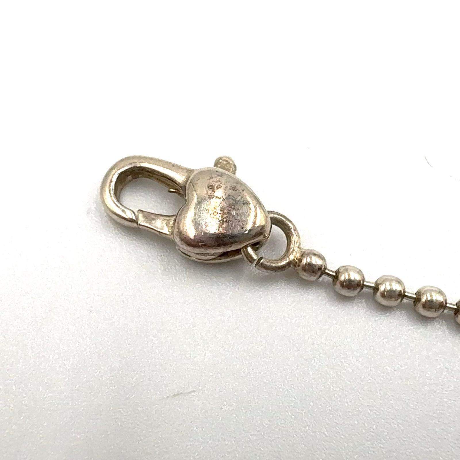 Gucci Interlocking Heart Resin Silver Lightpink Necklace — view 5
