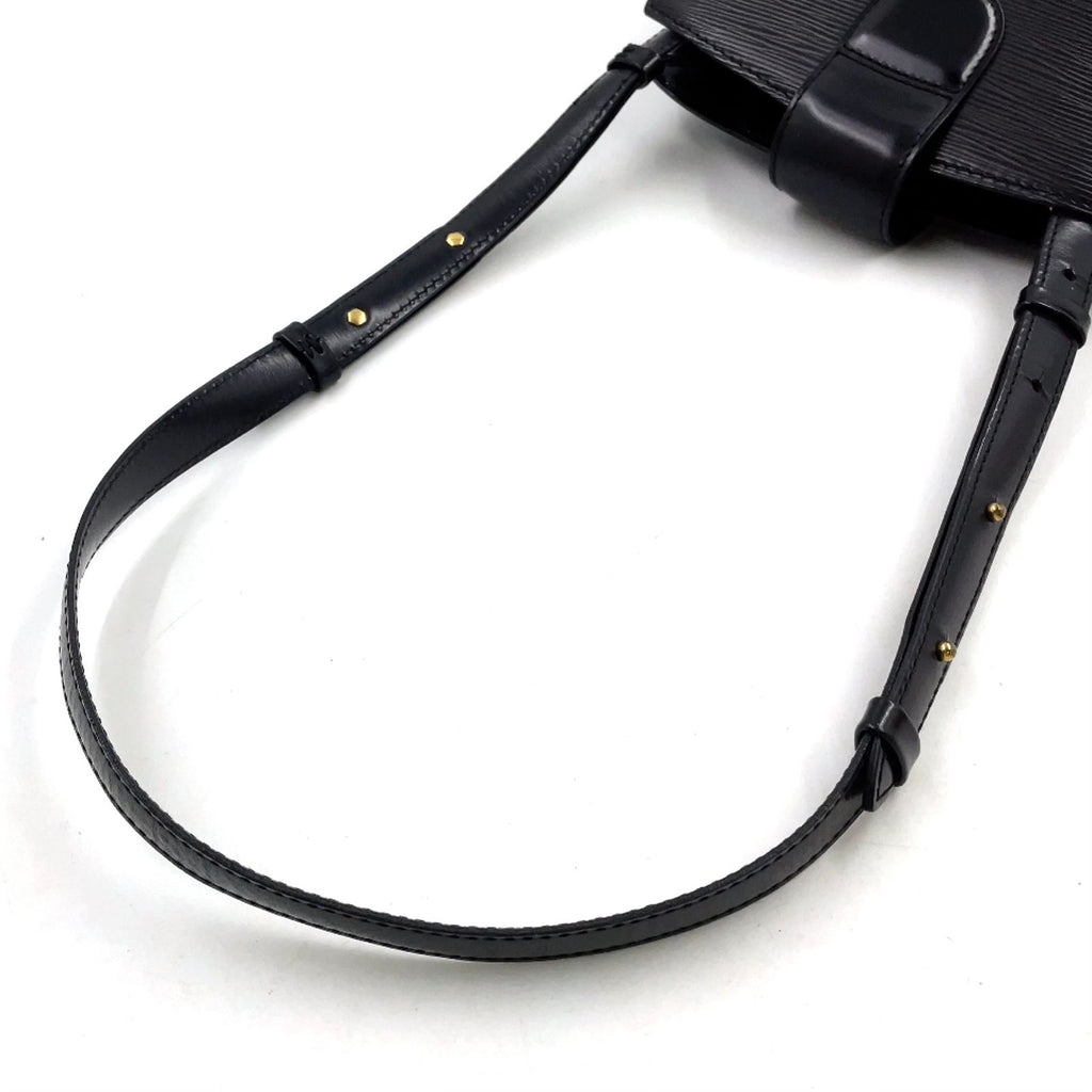 Louis Vuitton Cluny Epi Noir Leather Black Shoulder Bag Gold — view 9