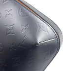 Louis Vuitton Fowler Monogram Mat Noir Leather Yellow Brown Darkgray Handbag — view 7