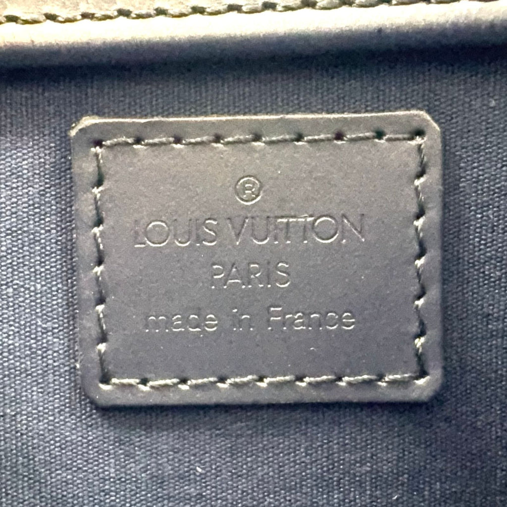 Louis Vuitton Fowler Monogram Mat Noir Leather Yellow Brown Darkgray Handbag — view 4