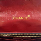Chanel Quilted Singleflap Replacement Lambskin Black Chain Shoulder Bag Gold — view 4