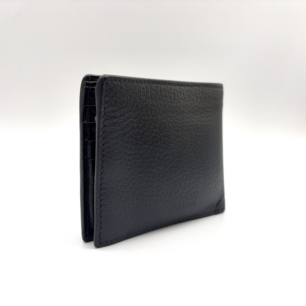 Gucci GG Marmont Leather Black Bi Foldwallet Wallet — view 2