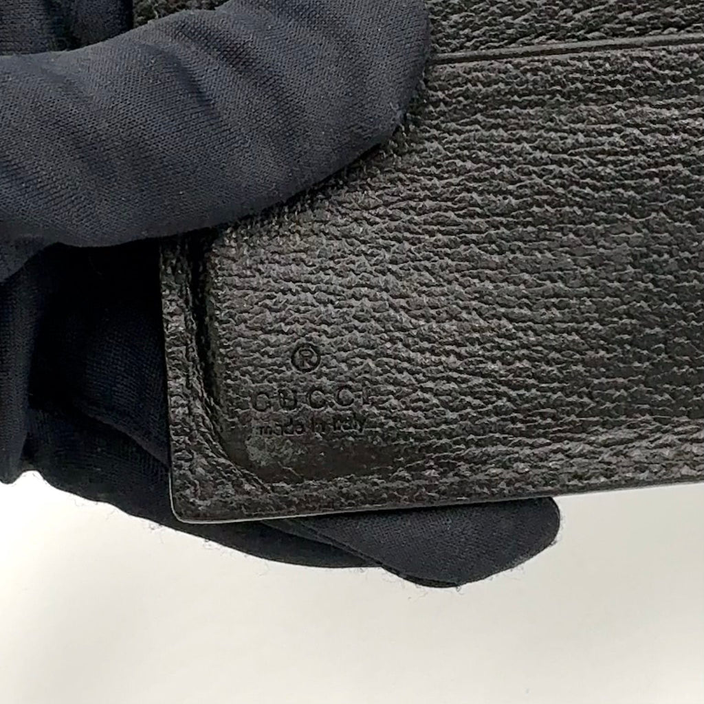 Gucci GG Marmont Leather Black Bi Foldwallet Wallet — view 4