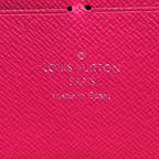 Louis Vuitton Portefeuille Clemence Leather Pink Black Wallet Silver — view 4