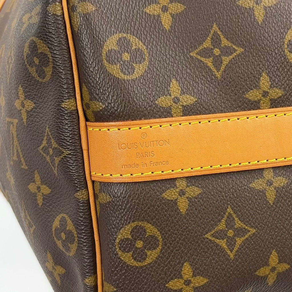 Louis Vuitton Keepall Bandouliere 50 Monogram Leather Brown Light Boston — view 4