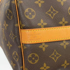 Louis Vuitton Keepall Bandouliere 50 Monogram Leather Brown Light Boston — view 4