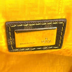 Fendi Zucca Brown Tote Gold — view 4