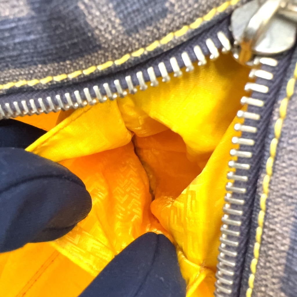 Fendi Zucca Brown Tote Gold — view 8