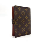 Louis Vuitton Agenda PM Monogram Leather Brown Pocket Bookcover Gold — view 2