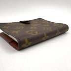 Louis Vuitton Agenda PM Monogram Leather Brown Pocket Bookcover Gold — view 6