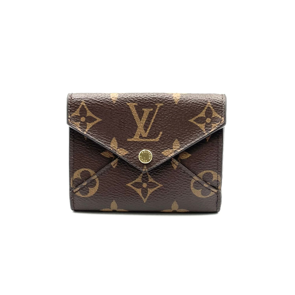 Louis Vuitton Portefeuille Correspondence Leather Brown Lightpink Tri Foldwallet